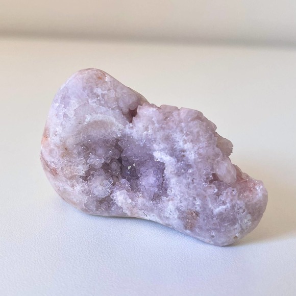 Pink Amethyst Free Form Druzy Crystal High Quality - Picture 2 of 7